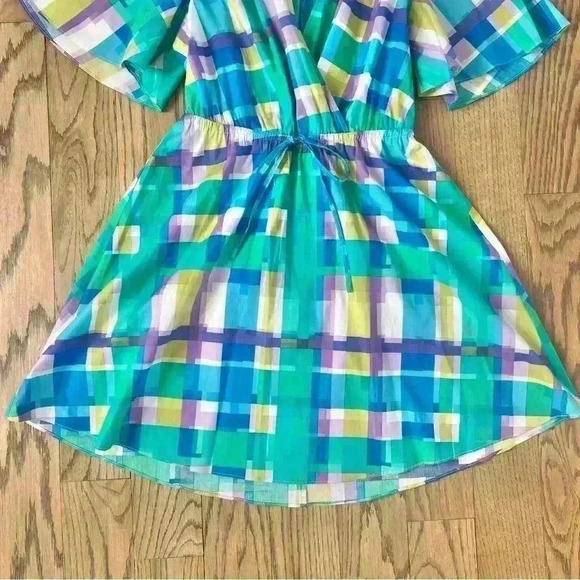 Donna Morgan Women’s Plaid Marina Mini Dress Size Medium - Picture 10 of 15